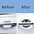 billige Bilklistermærker-bil dør skål håndtag klistermærke bildør anti-kollisionsstrimmel sort cat eye gennemsigtig cat eye
