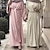 preiswerte Arabischer Muslim-Damen Kleid Abaya Kaftan Kleid Dubai islamisch Arabisch arabisch Muslim Ramadan Erwachsene Kleid