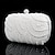 cheap Clutches &amp; Evening Bags-Women&#039;s Clutch Evening Bag PVC Alloy Party Holiday Solid Color Black White Ivory
