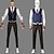 billiga TV-spel/Cosplay-Inspirerad av Cosplay / Valorant Kammare Video Spel Cosplay-kostymer Cosplay-kostymer Mode Långärmad Väst Skjorta Byxor Kostymer
