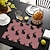 ieftine Placemats &amp; Coasters &amp; Trivets-Covoraș de masă de 12 x 18 inci pentru copac pentru petrecere, bucătărie pentru decorarea mesei