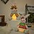 billige Baby &amp; Kids&#039; Night Lights-påskehare dukke kreativ sittende dukke glødende lek søt dukke skrivebordsdekorasjon