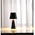 billiga Bordslampor-modern enkel usb uppladdningsbar bordslampa trefärgade touch dimmer hem nattlampa för sängkanten restaurang arbetsbar metall led lampa heminredning belysning 1x