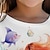abordables Hauts-Fille 3D Sirène Tee-shirts Chemises Manche Courte 3D effet Eté Actif Mode Le style mignon Polyester Enfants 3-12 ans Col Ras du Cou Extérieur Casual du quotidien Standard