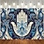 abordables Tapices de vacaciones-Vintage hamsa mano colgante tapiz eid ramadán arte de la pared gran tapiz mural decoración fotografía telón de fondo manta cortina hogar dormitorio sala de estar decoración