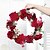 cheap Artificial Flowers &amp; Vases-Red Wreaths Artificial Wreath Decorative Artificial Pink Peony Flower Front Door Wreaths Floral Wreath for Home Office Wall Decoration Wedding Festival Decor Suitable