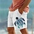 preiswerte Surfshorts-Sea Turtle Herren Resort 3D-bedruckte Boardshorts Badehose elastische Taille Kordelzug mit Mesh-Futter Aloha Hawaii-Stil Urlaub Strand S bis 3XL