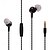 baratos Auscultadores intra-auriculares com fio-t-300 Fones de ouvido com fio de 3,5 mm estéreo baixo esportivo fones de ouvido com fio viva-voz com microfone
