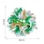 cheap Wall Accents-1pc Irish Day Wreath Patrick&#039;s Decoration Wreath St Patrick&#039;s Day Bow Wreath Green Shamrock Wreath Hanging Sign Wreath Pendant Party Wreath Lattice Door Bow Tie Ribbon