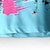 billige Topper-Jente 3D Bokstaver T-skjorte Skjorter Kortermet 3D-utskrift Sommer Aktiv Mote søt stil Polyester Barn 3-12 år Crew-hals utendørs Avslappet Daglig Normal