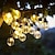 cheap LED String Lights-Solar Fairy Lights Outdoor 10/20/30 LED Outdoor Solar Bulbs Fairy Lights 8 Modes Waterproof IP65 Solar Powered Garden Fairy Light Lighting for Wedding Party Garden Yard Balcony