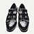 voordelige Herensandalen-Voor heren Sandalen Leren schoenen vissers sandalen Leer Italiaans volnerf rundleer Ademend Comfortabel Anti-slip Veters Zwart