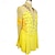 Χαμηλού Κόστους Καλλιτεχνικό πατινάζ-Φόρεμα για φιγούρες πατινάζ Γυναικεία Κοριτσίστικα Patinaj Φορέματα Κίτρινο Κουρελού Οπή για τον αντίχειρα Δίχτυ Σπαντέξ Ελαστικό Εκπαίδευση Εξάσκηση Επαγγελματική Ενδυμασία πατινάζ Κρύσταλλο / Στρας
