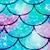voordelige Kinderen&#039;-badpak met waterballon schattig en sportief zeemeerminbadpak uit één stuk met vissenschubbenprint, v-hals en rand van lotusblad