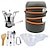 cheap Grills &amp; Outdoor Cooking-Camping Tableware Set, Outdoor Cookware Set, Foldable Knife, Water Cooker, Cup, Camping Equipment