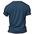 Χαμηλού Κόστους ανδρικό μπλουζάκι henley-Το να είσαι Παπάς είναι ανεκτίμητο Καθημερινό Ανδρικά 3D εκτύπωση Πουκάμισο Henley Μπλουζάκι Μπλουζάκι Υπαίθρια Αθλήματα Causal Καθημερινά Κοντομάνικη μπλούζα Μαύρο Θαλασσί Πράσινο του τριφυλλιού