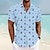 billiga Hawaiiskjorta för män-segelbåt herrresort hawaiiansk 3d-tryckt skjorta med kort ärm kortärmad sommar strandskjorta semester dagligt slitage s till 3xl