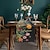 Χαμηλού Κόστους Τραβέρσες (Ράνερ)-Τραπέζι με λουλουδάτο τύπωμα, διακόσμηση τραπεζαρίας κουζίνας, στάμπα ντεκόρ τραπεζιού για εσωτερικούς εξωτερικούς χώρους σπιτιού, εορταστική διακόσμηση γάμου γενεθλίων