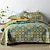 billige Sengetæpper, betræk og sæt-100% bomuld patchwork mønster quilt sæt, king queen size sengetæppe sæt til hele sæsonen, oversized boheme sengesæt