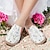 cheap Graphic Print Shoes-Women&#039;s Sneakers Flats Slip-Ons Print Shoes Slip-on Sneakers Daily Travel Floral Flat Heel Vacation Casual Comfort Canvas Loafer Blue