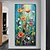 abordables Peintures fleurs/botaniques-Peinture à l'huile faite à la main toile mur art décoration moderne fleurs plantes abstraites pour la décoration intérieure roulé sans cadre peinture non étirée