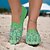 abordables Chaussures à imprimé graphique-Femme Ballerines Slip-Ons Mocassins Imprimer des chaussures Chaussures Flyknit Mocassins Classiques Mariage du quotidien Vacances Floral Talon Plat Elégant Vacances Mode Tissage Volant Jaune Rose Bleu