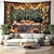 cheap Landscape Tapestry-Dinner in Flowers Hanging Tapestry Wall Art Large Tapestry Mural Decor Photograph Backdrop Blanket Curtain Home Bedroom Living Room Decoration