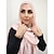 Недорогие Национальная мусульманская одежда в арабском стиле-Жен. Шали хиджаб шарфы Дубай исламский Арабский арабский Мусульманин Маскарад Рамадан Взрослые Головные уборы Карнавал