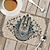 billige Placemats &amp; Coasters &amp; Trivets-1 stk hamasa hånd ramadan mønster dækkeserviet bordmåtte 12x18 tommer bordmåtter til festkøkken spisedekoration
