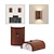 cheap Sensor Night Lights-Wooden Walnut Human Body Induction Wall Lamp Corridor Wooden Wall Sconces with Sensor Decoration Lamp for Cleset, Cabinet and Stair Step