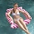billiga hawaiiansommarfest-pvc uppblåsbar flytande rad i simbassäng hopfällbar vattennät tyg randig hängmatta vuxen nöjesstol flytande säng