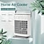 preiswerte Ventilator-Tragbare Mini-Klimaanlage mit 4-Gang-Lüfter, tragbare Klimaanlage, Mini-Lüfter, Kühler, Luftkühler, USB-Klimaanlage