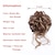billige Chignons (nakkeknude)-rodet knold hår stykke pjusket opsat hår knolde forlængelse elastisk hårbånd hårstykker krøllet hår knolde scrunchie til kvinder