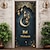 cheap Door Covers-Eid Mubarak Ramadan Kareem Door Covers Mural Decor Door Tapestry Door Curtain Decoration Backdrop Door Banner Removable for Front Door Indoor Outdoor Home Room Decoration Farmhouse Decor Supplies