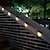 cheap Outdoor Wall Lights-8pcs Solar Step Lights Solar Outdoor Courtyard Lights for Fence Steps Stairs Decks Fences Paths Patio Pathway