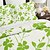 olcso exkluzív dizájn-zöld levelek mintás paplanhuzat garnitúra puha 3 részes luxus pamut ágyneműgarnitúra lakberendezési ajándék iker teljes king queen méretű paplanhuzat