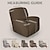 cheap Recliner Chair Cover-Jacquard Reclining Couch Covers Slipcover 1 Piece, Stretch Reclining Chair Covers for 1 Seat Reclining Sofa, Single Seat Recliner Couch Cover very Soft, Machine Washable