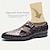 cheap Men&#039;s Sandals-Men&#039;s Sandals Leather Shoes Fishermen sandals Leather Italian Full-Grain Cowhide Breathable Comfortable Slip Resistant Lace-up Black Coffee