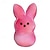 preiswerte Osterdekorationen-Kaninchen-Ostern-Cartoon-Kaninchen-Plüschpuppe für Kindertag, Weihnachten, Geburtstagsgeschenk, 6 Zoll/15 cm