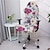 cheap Office Chair Cover-Gaming Chair Covers Stretch Washable Computer Chair Slipcovers for Armchair, Swivel Chair, Gaming Chair,Computer boss Chair Floral Printed