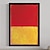 cheap Abstract Paintings-Hand painted Mark Rothko Canvas Art Reproduction Rothko wall art Abstract Canvas Wall Art red and yellow Mix Abstract Painting Minimalism art Painting Home Decor Stretched Frame Ready to Hang