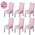 cheap Dining Chair Cover-Stretch Spandex Dining Chair Cover 4/6 Pcs Set, Abstract Pattern Stretch Chair Protector Cover Seat Slipcover with Elastic Band for Dining Room,Wedding, Ceremony, Banquet,Home Decor