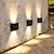 abordables Appliques d&#039;extérieur-2/4/6 appliques murales solaires étanches, lampes de terrasse extérieures à 6led, pour la décoration des cours, rues, clôtures, garages, jardins, escaliers, lumières de clôture