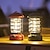 tanie Latarki i światła kempingowe-vintage latarnia kempingowa na zewnątrz 5w retro lampa kempingowa ładowalna lampa namiotowa przenośna lampa wisząca przygodowa na świeżym powietrzu