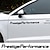 tanie Naklejki samochodowe-Naklejka na przednią szybę samochodu Naklejka na tylną szybę samochodu odblaskowa alfabet Prestige Performance