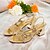 Χαμηλού Κόστους Γυναικεία Σανδάλια-Γυναικεία Σανδάλια Φόρεμα Παπούτσια Κρίσταλ Σανδάλια Αφρώδη παπούτσια Γάμου Πάρτι Σανδάλια γάμου Τεχνητό διαμάντι Κρυσταλλάκια Κοντόχοντρο Τακούνι Τακούνι φαντασίας Ανοικτή Μύτη Κομψό Βοημία Βίντατζ