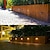billiga Utomhuslampetter-4pack solcellsstängsellampor solcellsdäcksljus solenergivägglampor solcellsdrivna väggfäste utomhus vattentät staketlampa belysning för staketdäck uteplats trädgård garage trappsteg vit