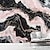 billige Sammendrag og marmor bakgrunnsbilde-kule bakgrunnsbilder abstrakt rosa svart 3d tapet veggmaleri marmorrull klistremerke skrell og stokk avtagbart pvc/vinylmateriale selvklebende/klebende nødvendig veggdekor for stue kjøkken bad