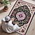 baratos Tapetes e tapetes e tapetes-Tapete de oração muçulmano com design elegante tapete islâmico macio tecido de lã sintética toque macio antiderrapante