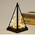 abordables Lampes décoratives, gadgets-Bougie électronique led, petite lanterne créative, pendentif de décoration de fête de vacances, 1 pièce